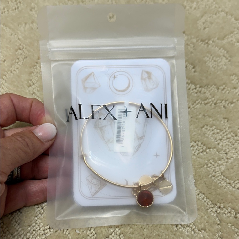 Alex and Ani Gold Charm Bracelet
